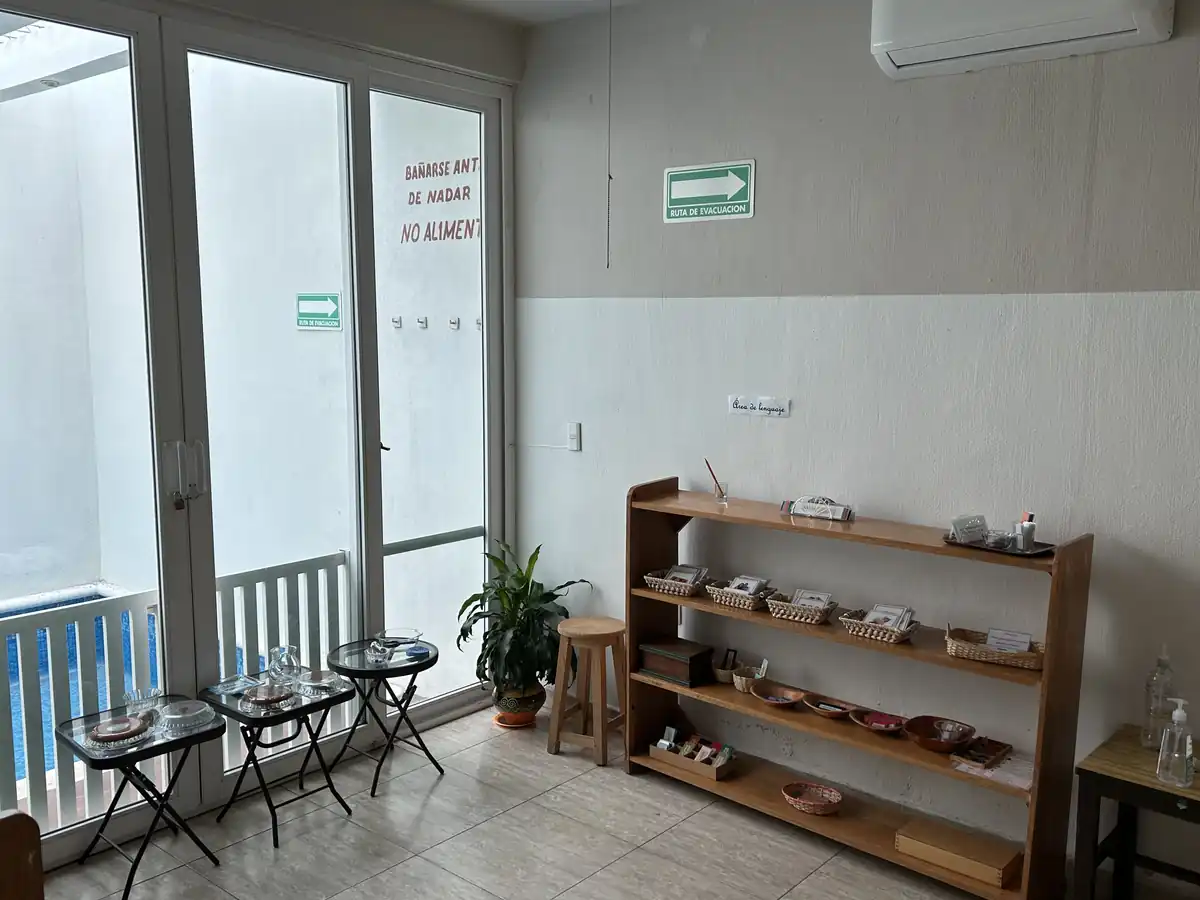 Espacio de actividades en CEDAS Montessori